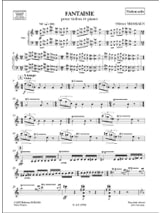 Fantaisie - MESSIAEN - Partition - Violon